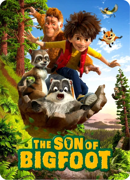 Poster of the animated movie Bigfoot Junior