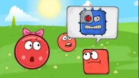 Red Ball 4 | Red Ball Girl Vs Rainbow Friends Boss | All Level | All Bosses