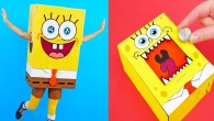 SPONGEBOB FUNNY DIYs Spongebob Squarepants Crafts Easy Paper Crafts and More