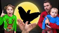 Shadow Puppets Song Nursery Rhymes with Five Kids