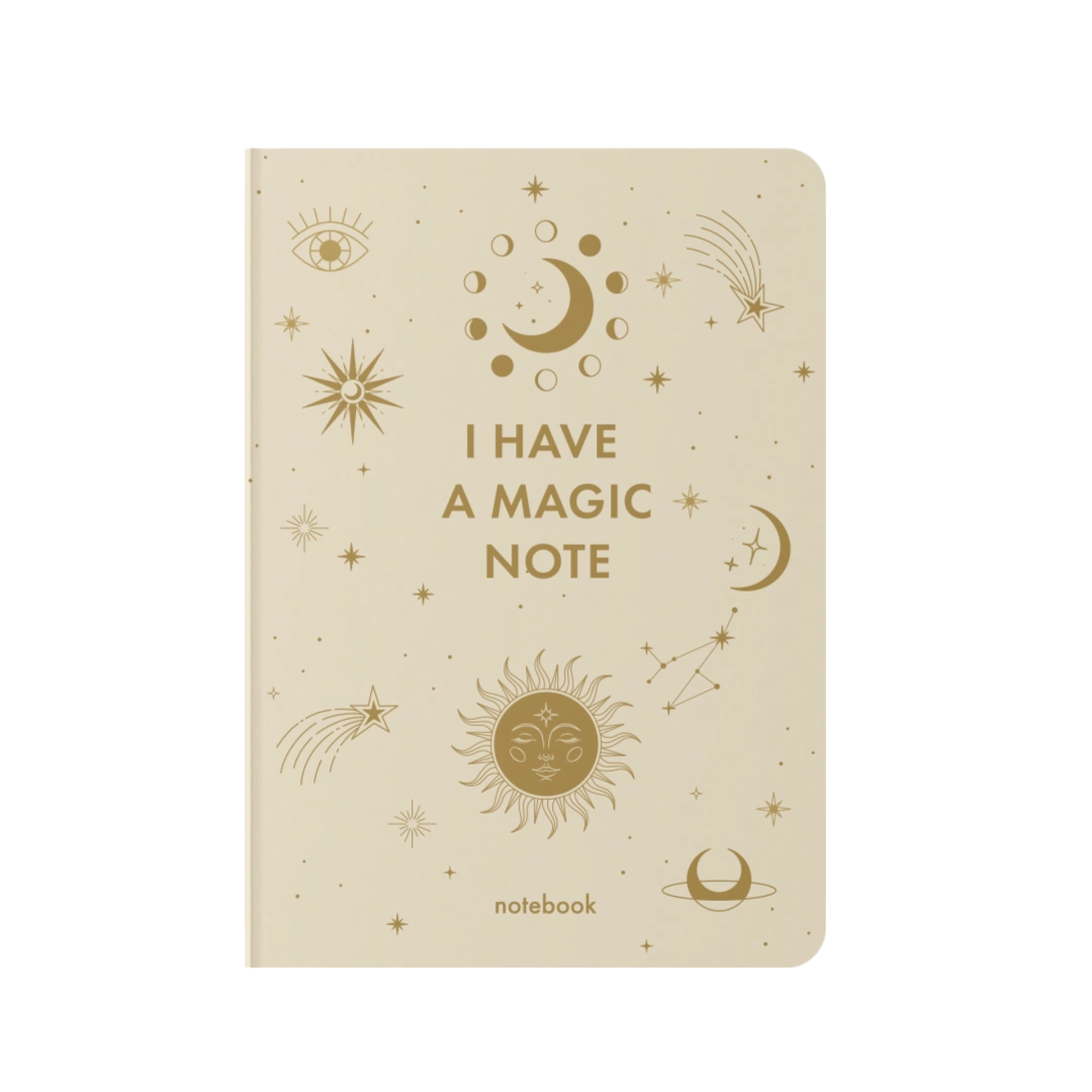 Блокнот "I have MAGIC plan" бежевий