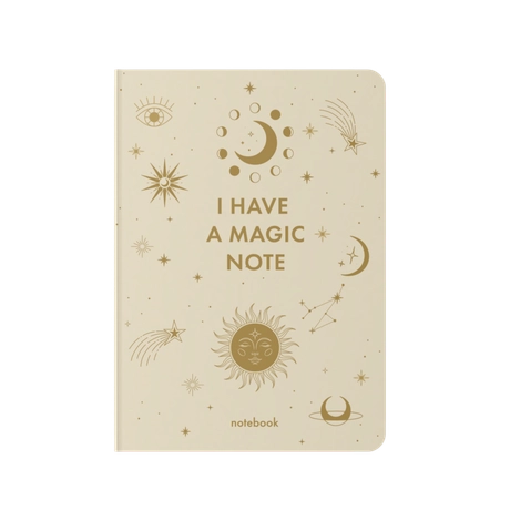 Блокнот "I have MAGIC plan" бежевий