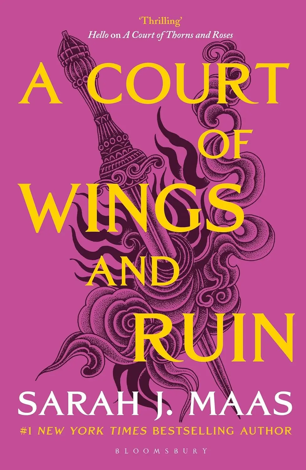 Обкладинка "A Court of Wings and Ruin"