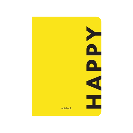 Блокнот "Happy" жовтий