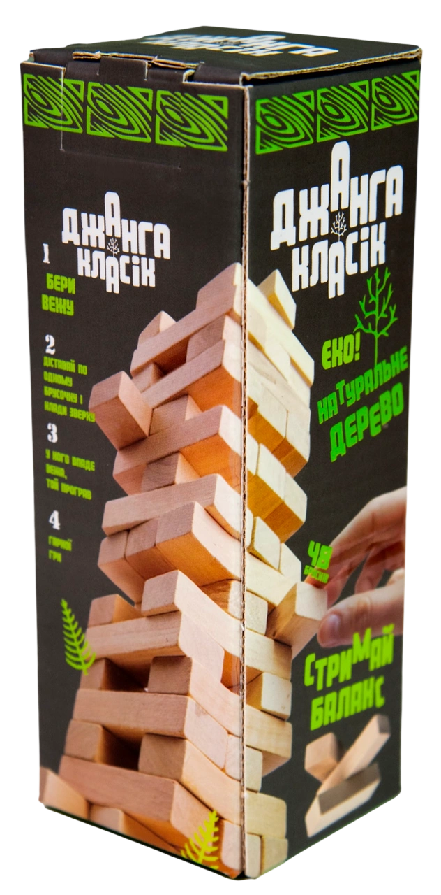 Настільна гра «Дженга класік еко 48 брусків»