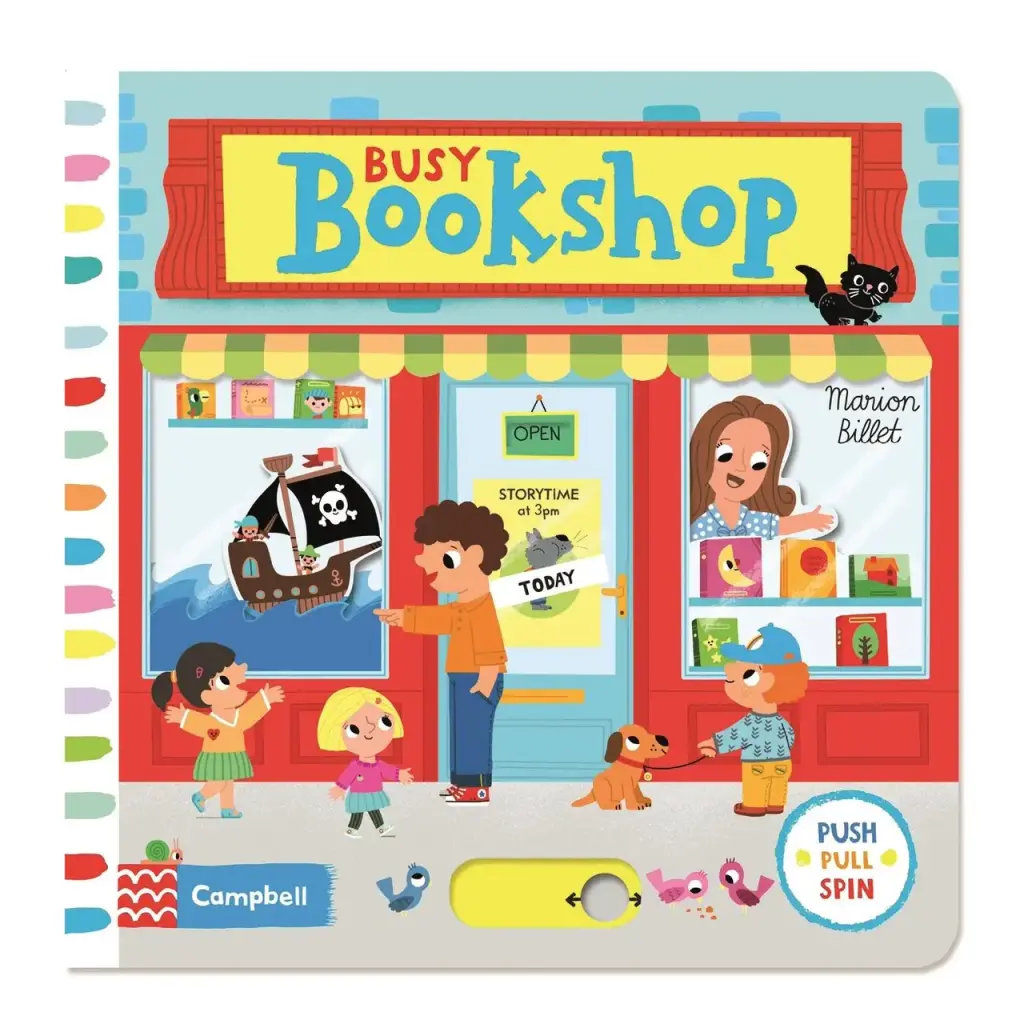 Обкладинка "Busy Bookshop"