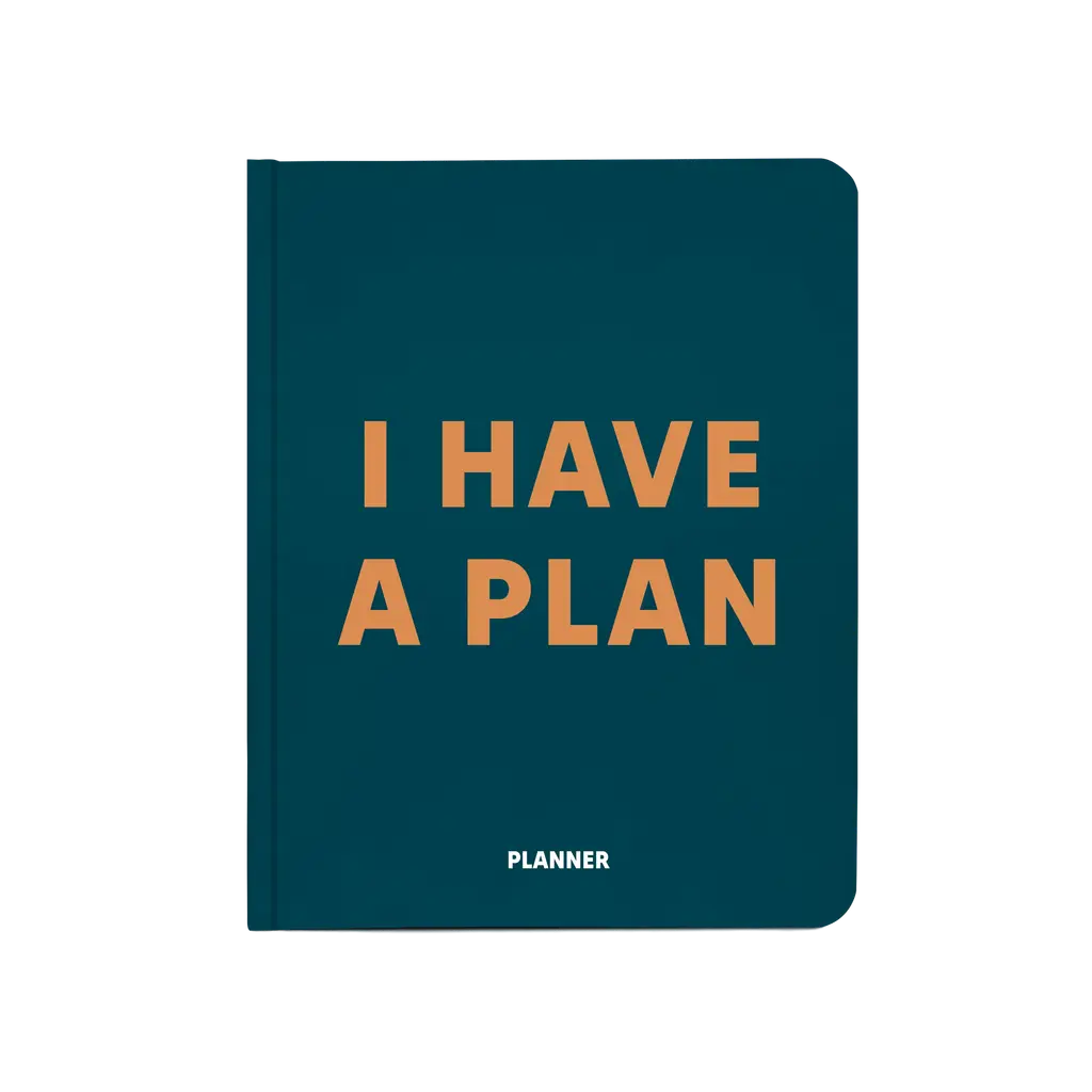 Обкладинка "Блокнот для планування "I HAVE A PLAN" зелений"