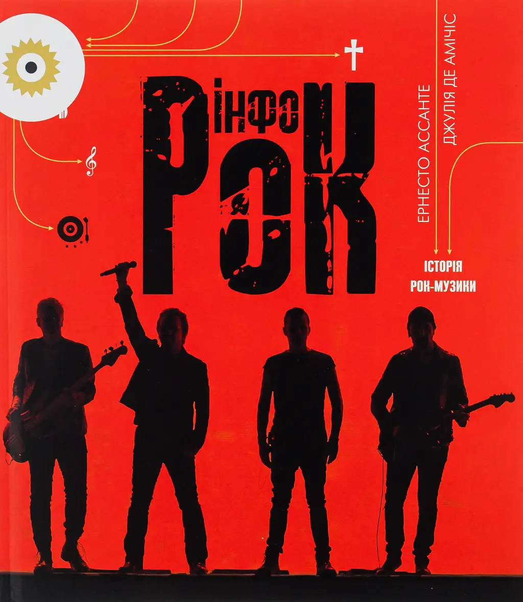 Обкладника "Інфорок. Історія рок-музики" Обкладинка "Інфорок. Історія рок-музики"