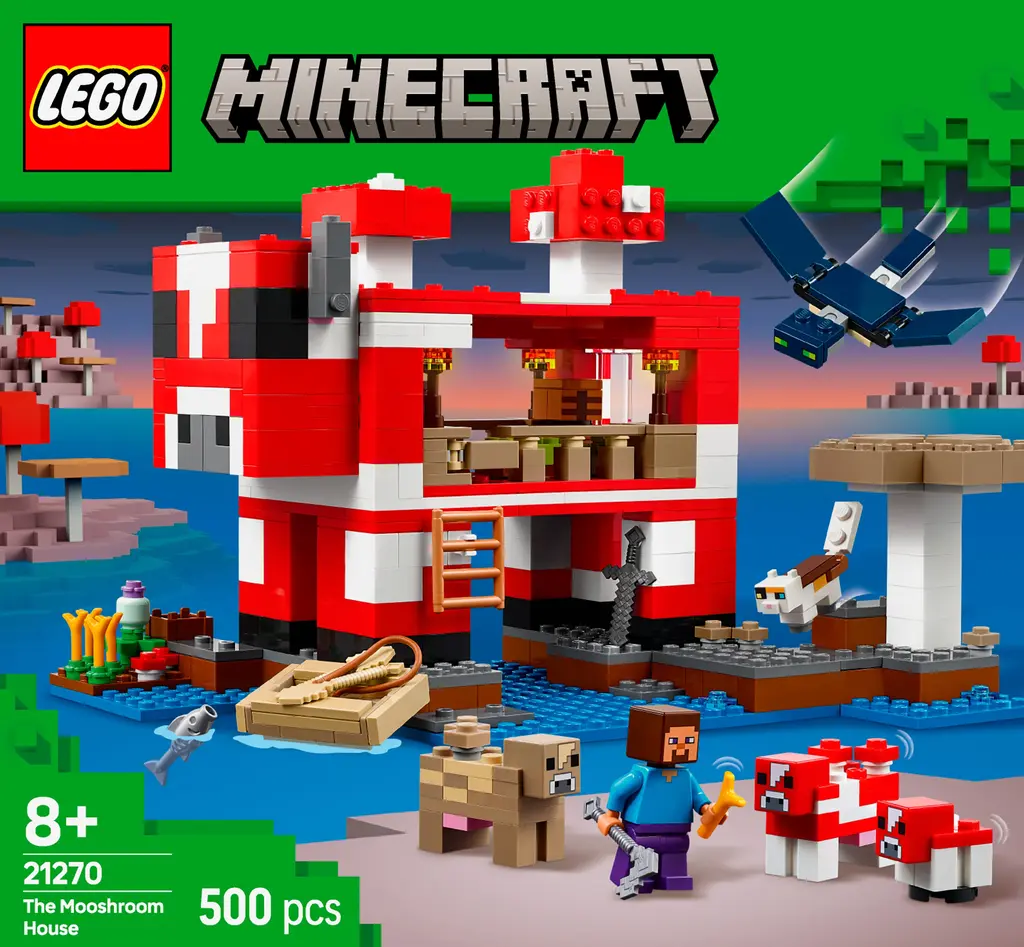 Обкладника "Конструктор LEGO Грибний будинок" Обкладинка "Конструктор LEGO Грибний будинок"