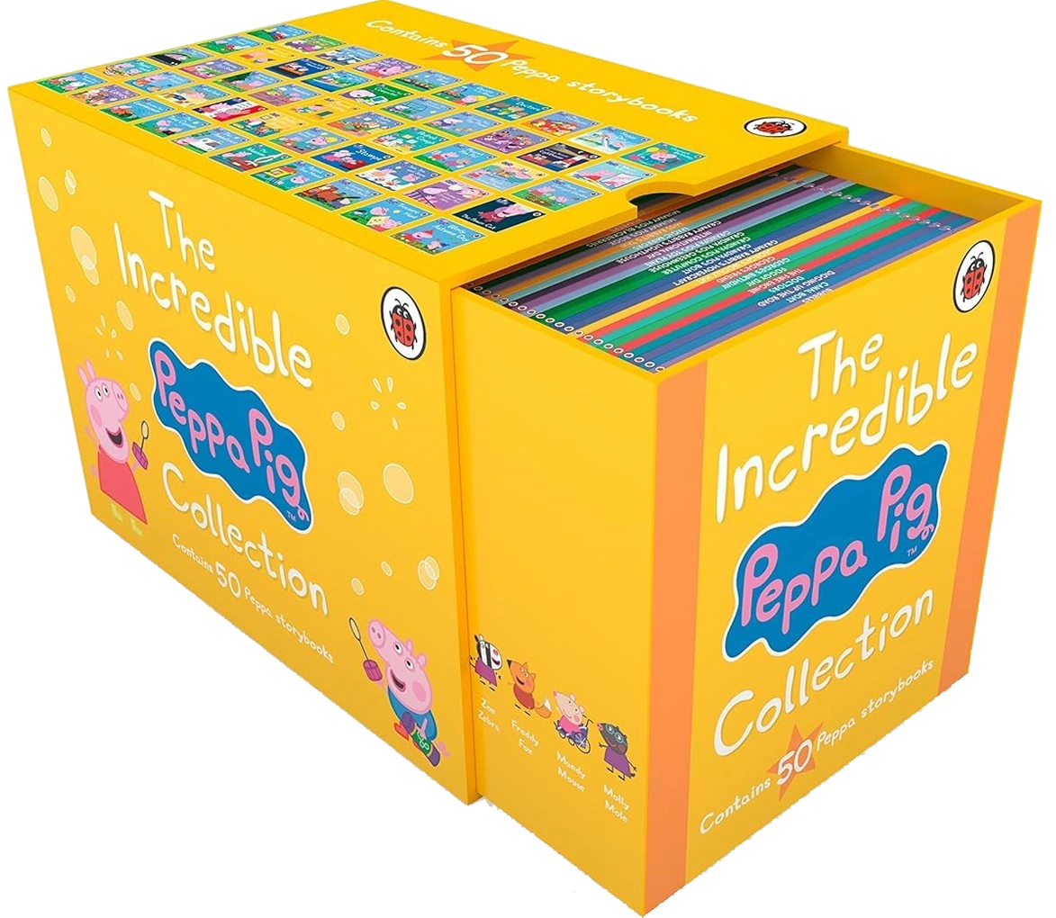 Peppa Pig: The Incredible Peppa Pig Collection 1-50 Yellow