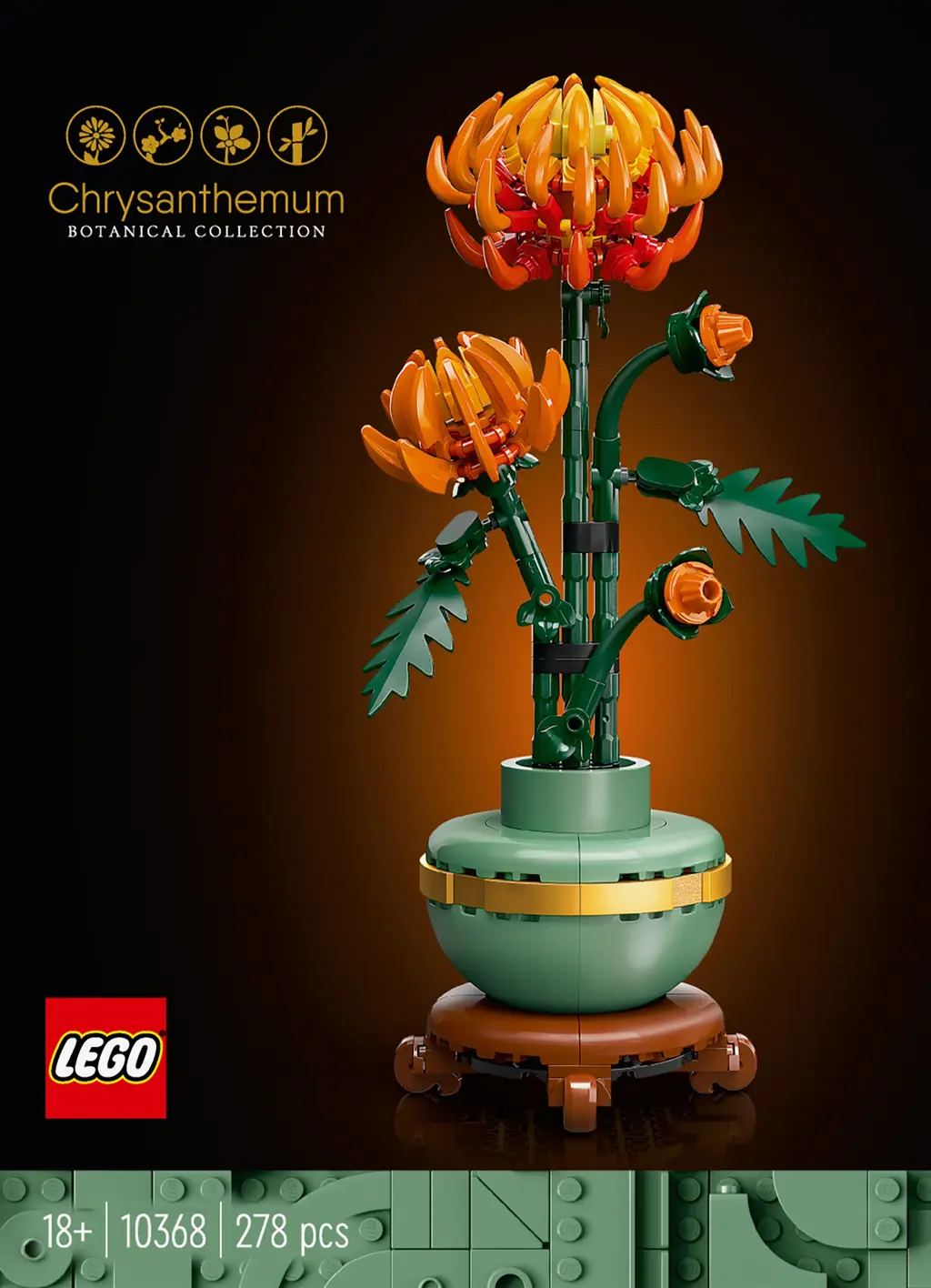Обкладника "Конструктор LEGO Хризантема" Обкладинка "Конструктор LEGO Хризантема"