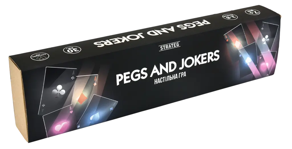 Обкладника "Настільна гра «Pegs and Jokers»" Обкладинка "Настільна гра «Pegs and Jokers»"