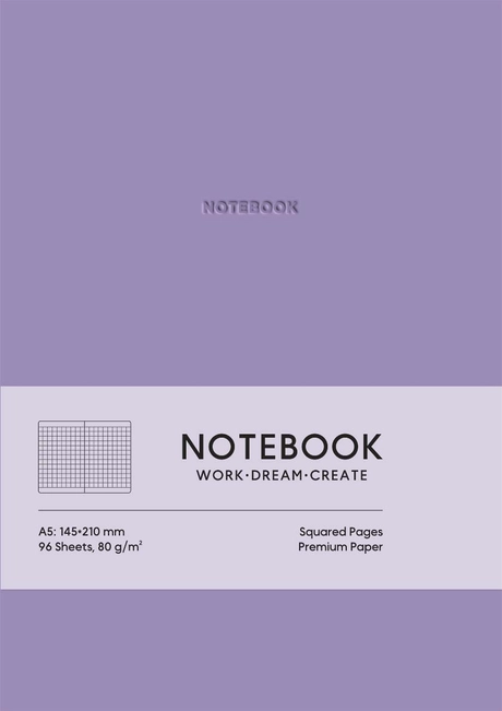 Блокнот «Notebook» у клітинку (фіолетовий)