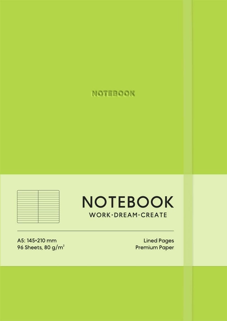 Блокнот «Notebook» у лінію (зелений)