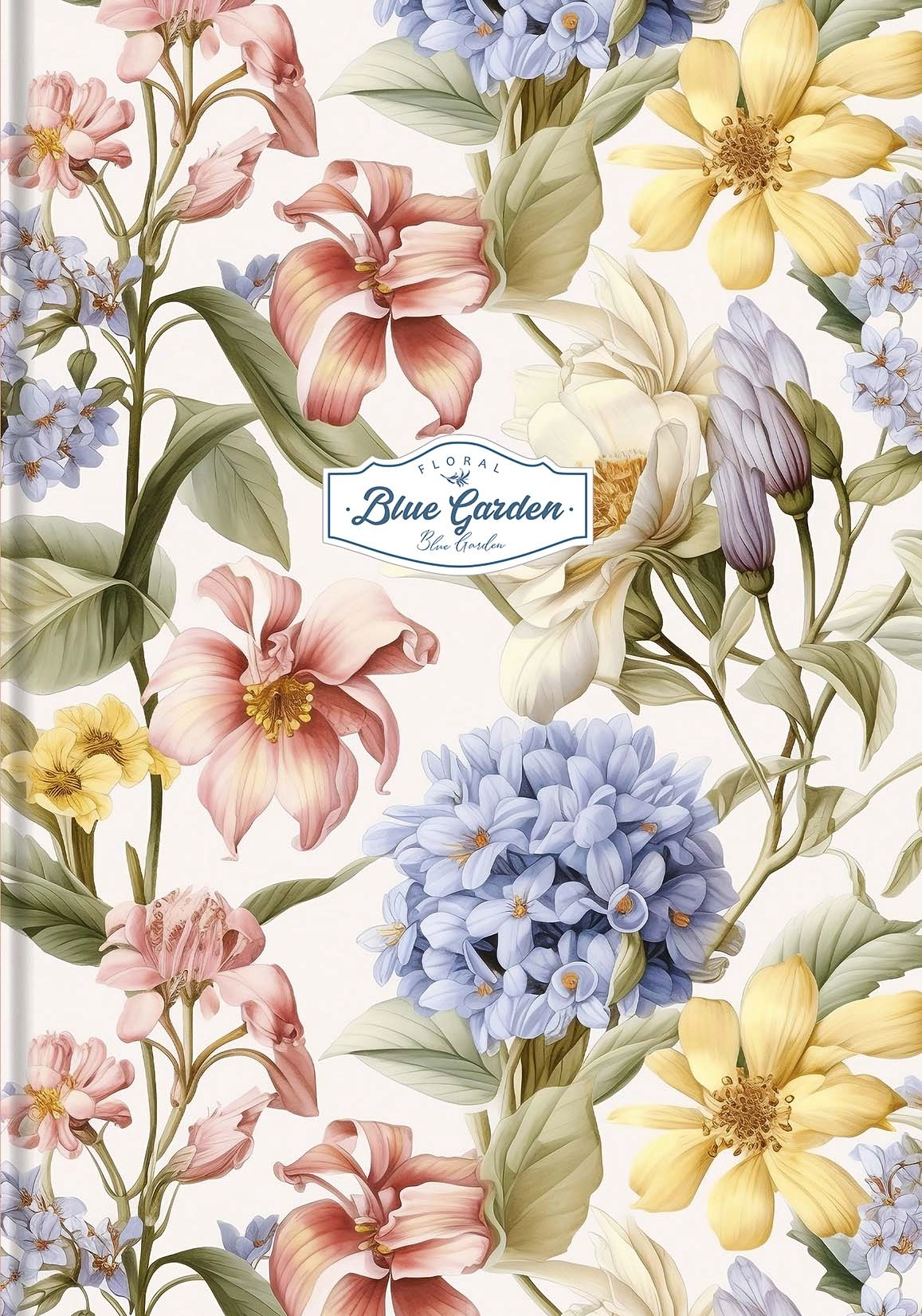 Обкладника "Зошит в інтегральній палітурці «Blue garden» у клітинку" Обкладинка "Зошит в інтегральній палітурці «Blue garden» у клітинку"