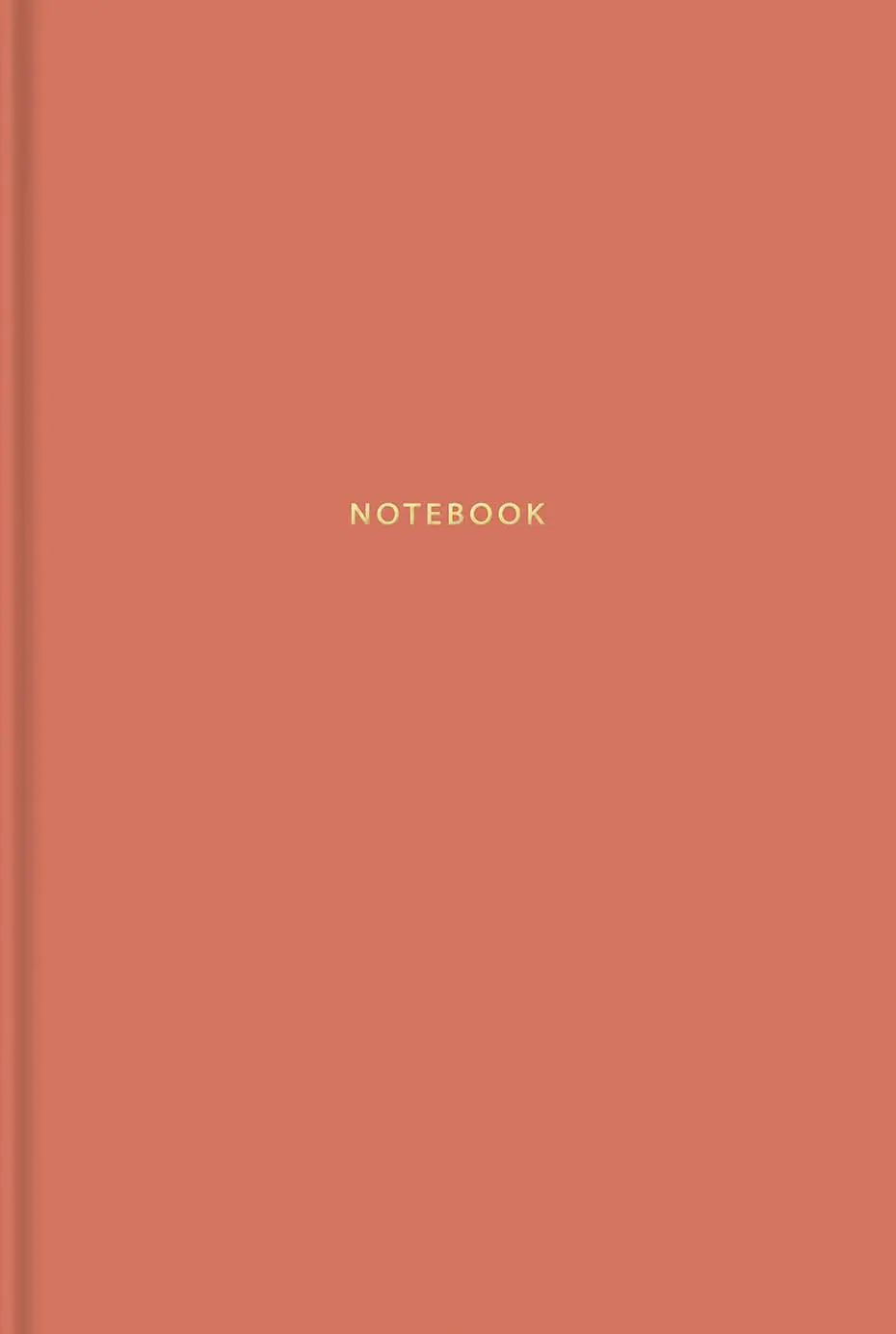 Зошит в інтегральній палітурці «Notebook» у клітинку (морквяний)