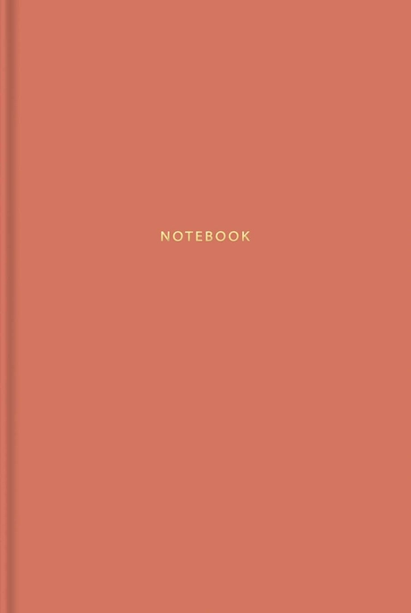 Зошит в інтегральній палітурці «Notebook» у клітинку (морквяний)