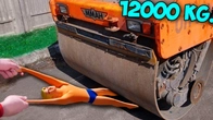 EXPERIMENT: ROAD ROLLER vs STRETCH ARMSTRONG