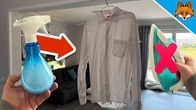 Thanks to THIS Miracle Product, you'll NEVER have to Iron again(BRILLIANT Trick)