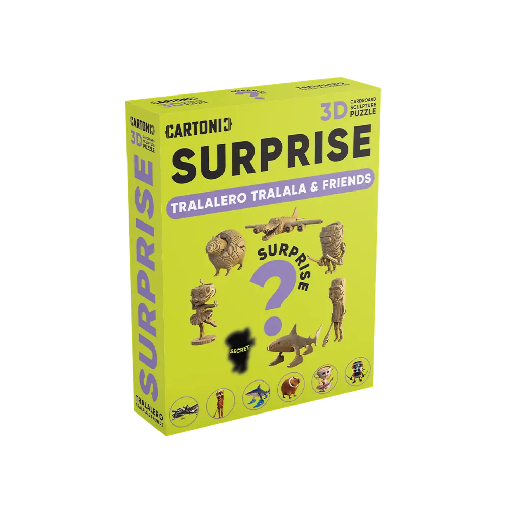Картонний конструктор «Cartonic 3D Puzzle SURPRISE TRALALERO TRALALA & FRIENDS»