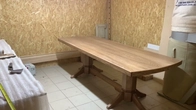 Стіл 2400/950. ясень масив. Фанера шпон. Покриття масло.