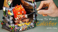 DIY Christmas Lamp with Calcifer: Polymer Clay & Resin Art Ideas