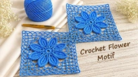 ВОСХИТИТЕЛЬНЫЙ Квадратный Мотив Крючком ПОДРОБНЫЙ Мастер-Класс How to Crochet a Flower Square Motif