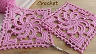 НЕВЕРОЯТНО КРАСИВЫЙ КВАДРАТНЫЙ МОТИВ КРЮЧКОМ The PRETTIEST Crochet Square I’ve Ever Made