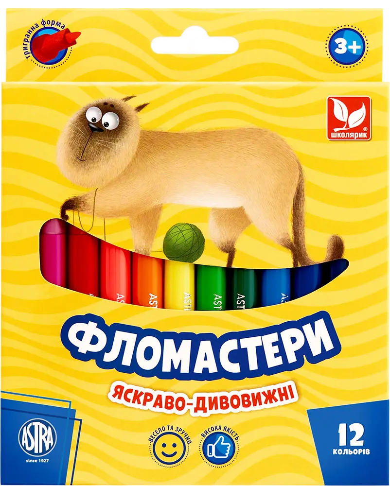 Обкладинка "Фломастери 24 кольори"