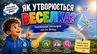 Як утворюється веселка? | Таємниця кольорів після дощу