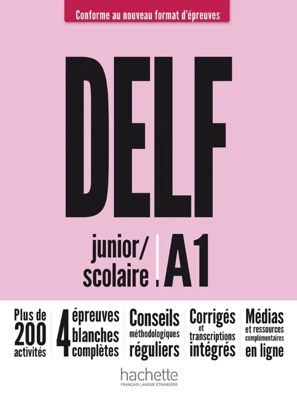 Обкладинка "DELF A1 SCOLAIRE ET JUNIOR NOUVEAU FORMAT"