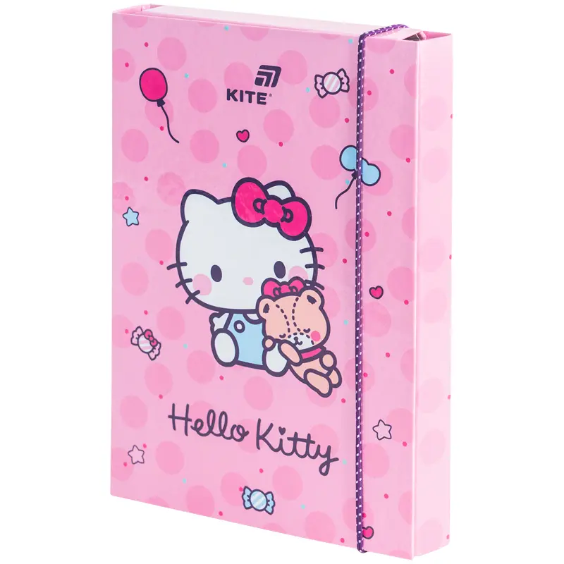 Папка для зошитів на гумці Kite Hello Kitty