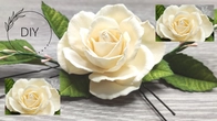 DIY/МК Троянда на шпильці у зачіску Realistic roses from foamiran