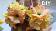 МКDIY Осінні букетики із фоамірану