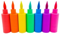 Satisfying Video | How To Make Rainbow Candle From Kinetic Sand & Cutting ASMR