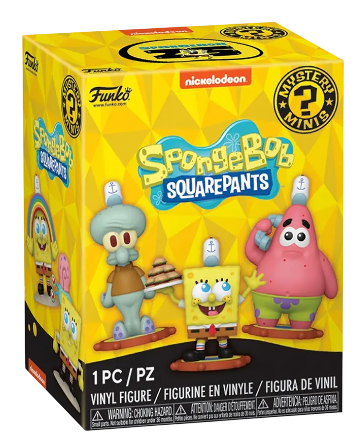 Обкладинка "Фігурка-сюрприз Funko Pop Mystery minis Sponge Bob Square Pants Губка Боб"
