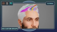 Ornatrix UE + Maya | How to add custom groups and edit metahuman hair?