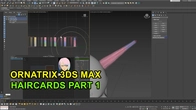 Realtime Hair for Games (haircards) | P1 | Ornatrix 3ds Max | Fibershop