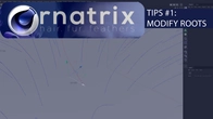 Ornatrix C4D: How to use Modify Roots option in Edit Guides?