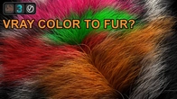 Learn How to Apply Color to Fur or Hair using Ornatrix/3ds Max/Vray
