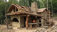 I Built the LARGEST Stone House in the Forest Completely Alone | Start to Finish