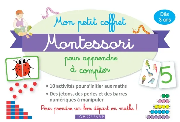 Обкладинка "Mon petit coffret Montessori pour apprendre а compter"