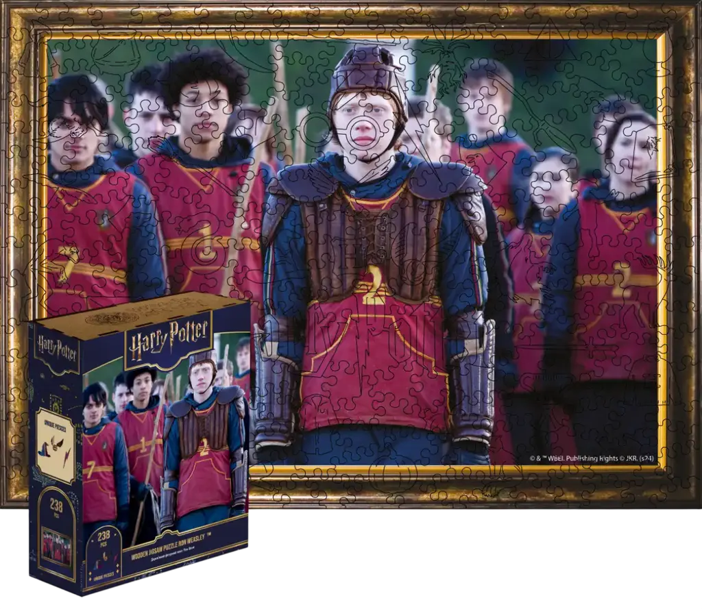 Обкладинка "Фігурний дерев'яний пазл Гаррі Поттер Рон Візлі (XL / А3)"
