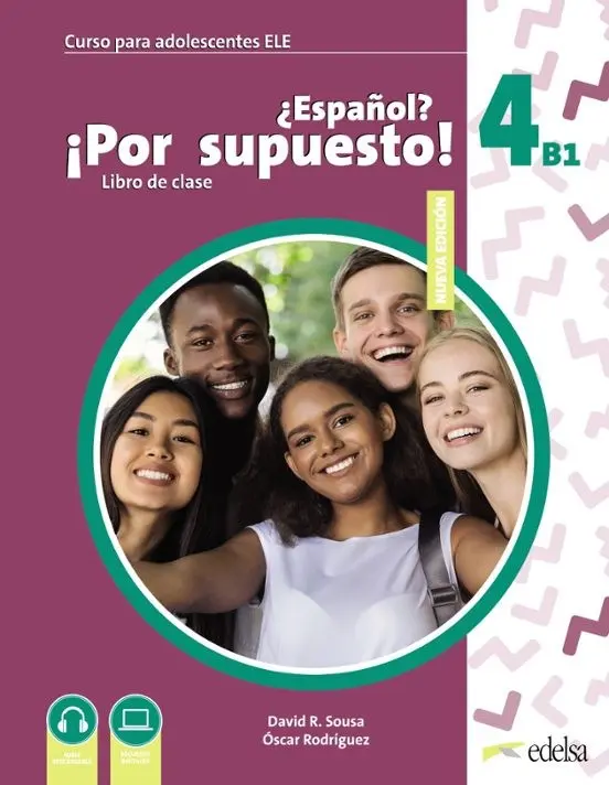Обкладника "Espanol Por supuesto Nuevo 4 (B1) Libro Del Alumno" Обкладинка "Espanol Por supuesto Nuevo 4 (B1) Libro Del Alumno"