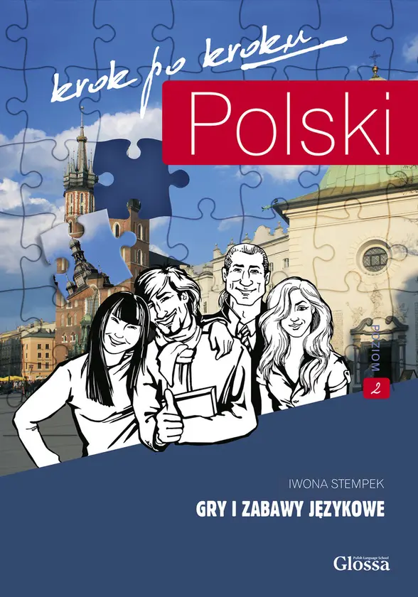 Обкладника "Polski, krok po kroku. Gry i zabawy językowe 2" Обкладинка "Polski, krok po kroku. Gry i zabawy językowe 2"