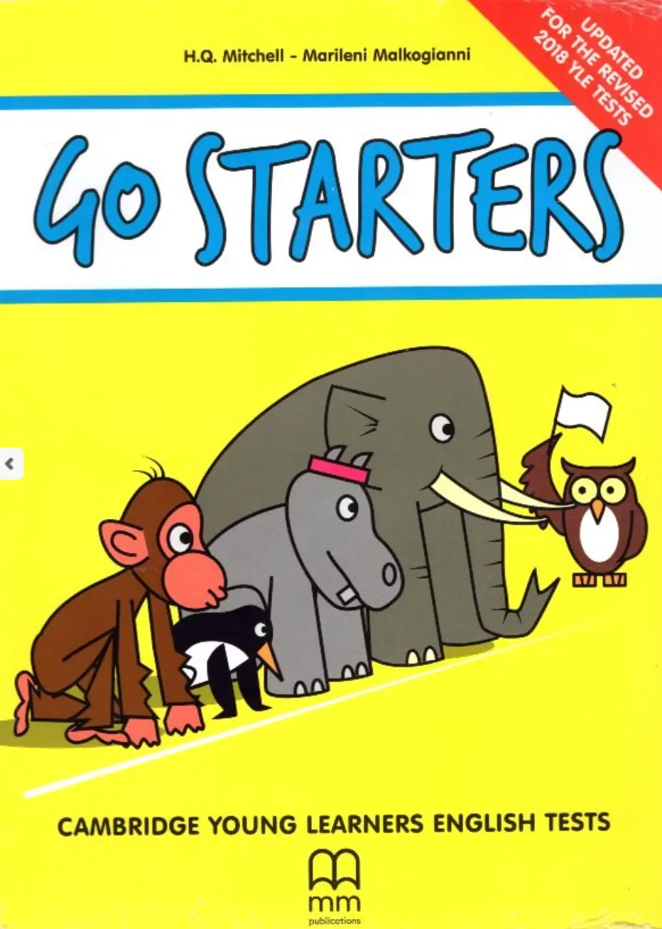 Обкладинка "Go Starters Updated SB with CD for the Revised 2018 YLE Tests"