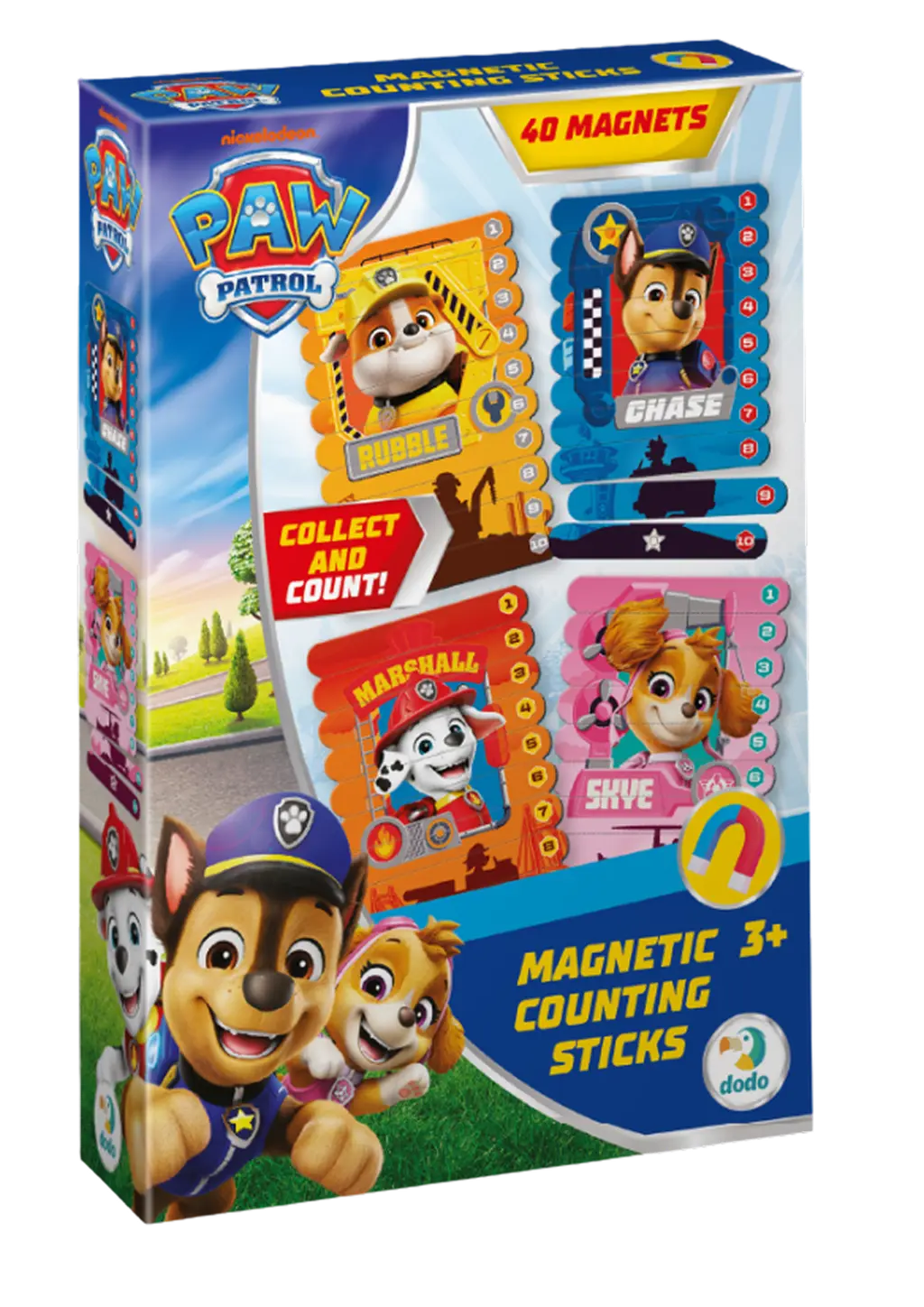 Обкладинка "Магнітні палички для рахування Paw Patrol. Герої-рятувальники"