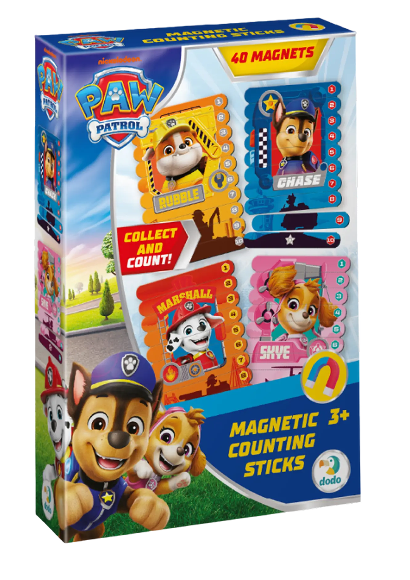 Магнітні палички для рахування Paw Patrol. Герої-рятувальники