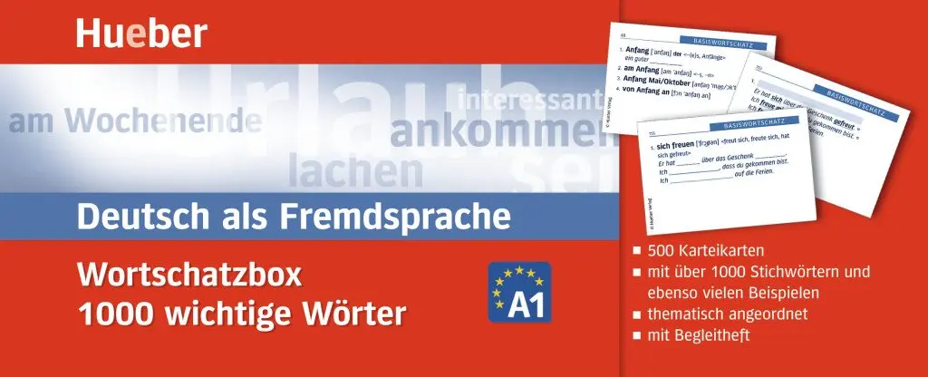 Обкладинка "Wortschatzbox DaF. A1"