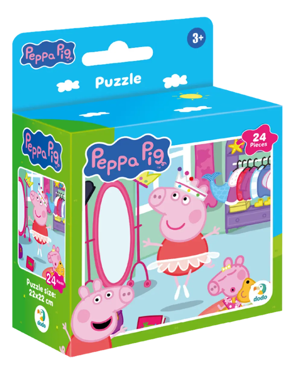 Пазл на 24 елементи Peppa Pig. Чарівне перевтілення